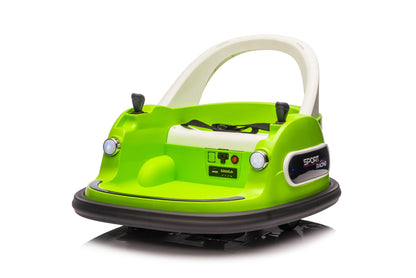 12V ride on bumper car for kids,electric car for kids,1.5-5 Years Old,W/Remote Control, LED Lights, Bluetooth & 360 Degree Spin, Vehicle body with anti-collision padding Five-point Safety Belt,2wd