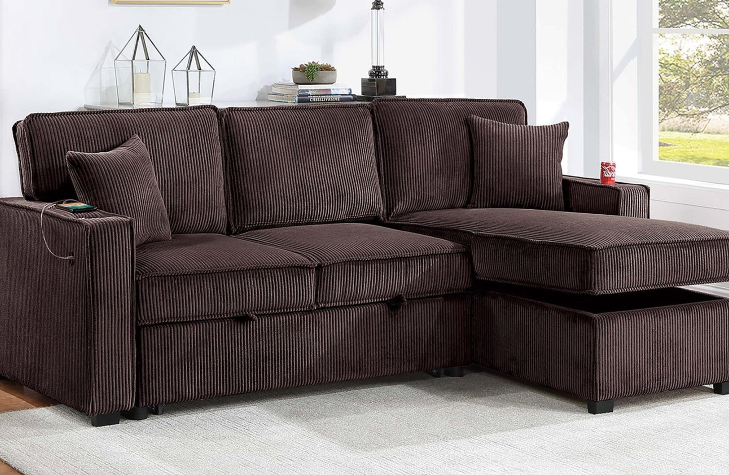Pull-Out Lounge Sectional