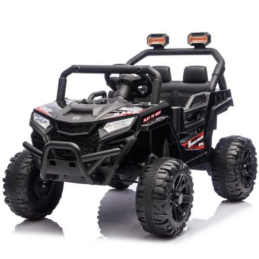 12V 2WD Kids Ride On UTV W/ 2.4G PC,Anti-Collision Bar,High Chassis,Anti-Slip Wheels & 4-Wheel Suspension,Upgraded Battery for 2-Hour Runtime,Provide a safe speed of 1.86-3.11mph for Kids Aged 3-5