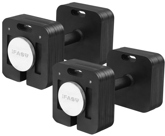 Square Dumbbell 9 in 1 Free Adjustable Dumbbells Set Two 80LBS square Dumbbells 9 in 1 Free Weights for Multi weight Options Quick-Lock Adjustable Dumbbell set