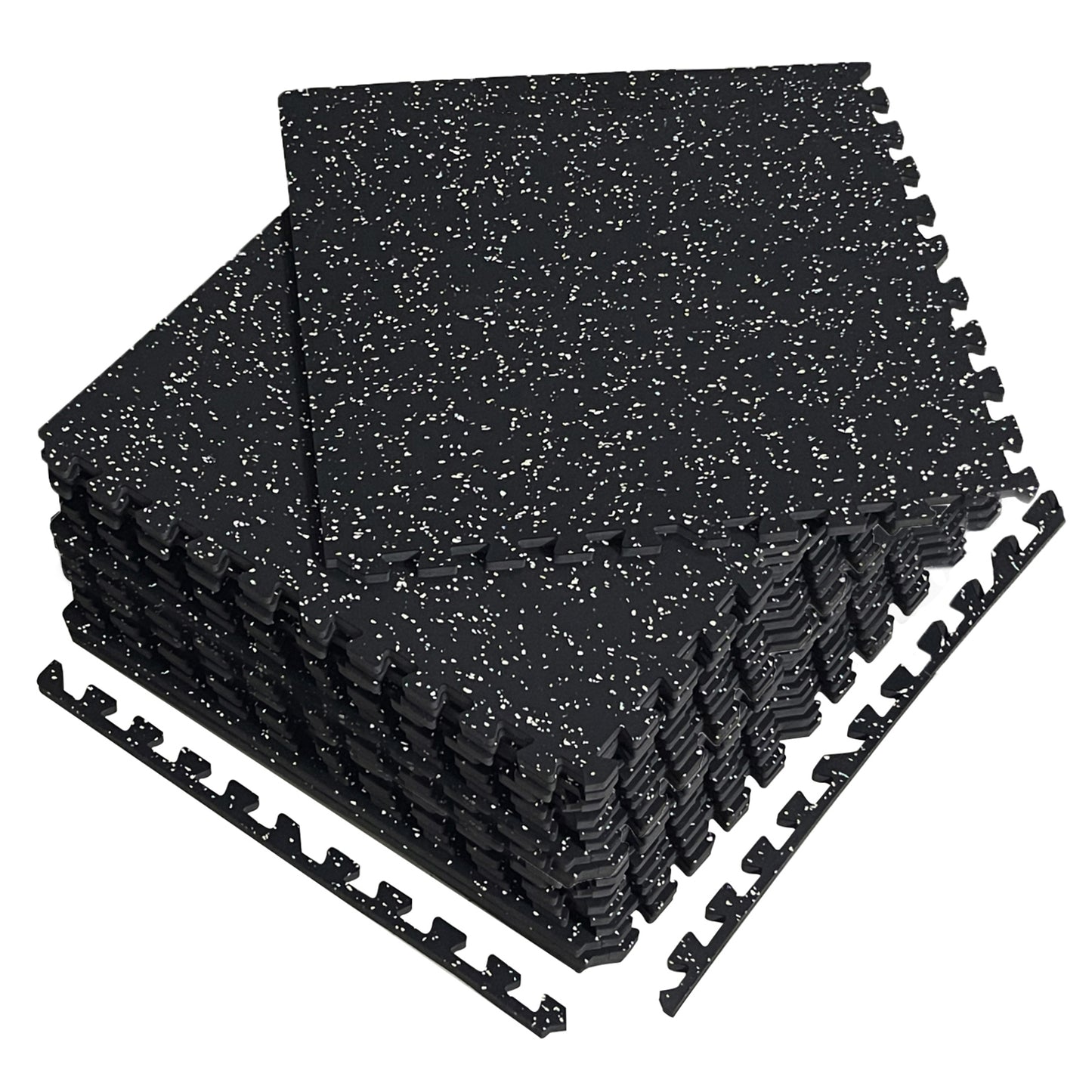 0.56 Inch EVA Foam Puzzle Exercise Mat - 24 Pieces for Home Gym, Shock-Absorbing Noise Reduction, Workout Equipment, Easy Assembly Gym Flooring