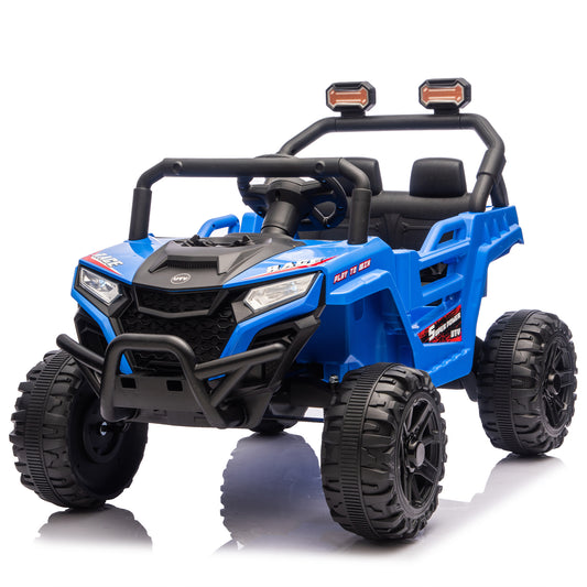 12V 2WD Kids Ride On UTV W/ 2.4G PC,Anti-Collision Bar,High Chassis,Anti-Slip Wheels & 4-Wheel Suspension,Upgraded Battery for 2-Hour Runtime,Provide a safe speed of 1.86-3.11mph for Kids Aged 3-5